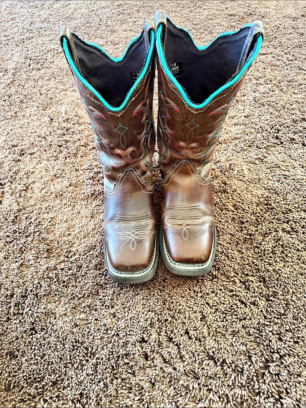 Laredo L2900 Brown Western Boots Size 7.5